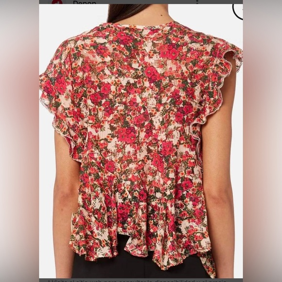 Isabel Marant etoile silk floral summer blouse - Picture 2 of 11